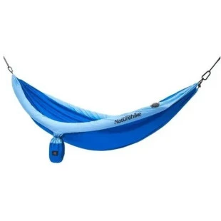 Гамак Naturehike 210T Inflatable pipe 2-місний NH18D002 - C lake blue