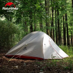 Намет Naturehike Сloud Up 2 Updated NH17T001-T, 210T надлегкий двомісний з футпринтом, помаранчевий
