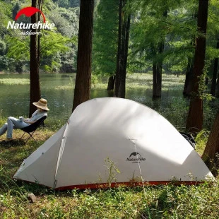 Намет Naturehike Сloud Up 2 Updated NH17T001-T, 210T надлегкий двомісний з футпринтом, помаранчевий