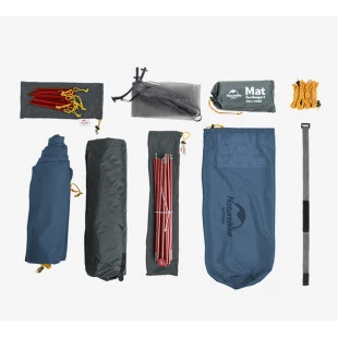 Намет двомісний ультралегкий Naturehike Mongar UL NH19M002-J, синій