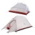 Палатка Naturehike Сloud Up 1 Updated NH18T010-T, 20D сверхлегкая одноместная с футпринтом, серо-красный