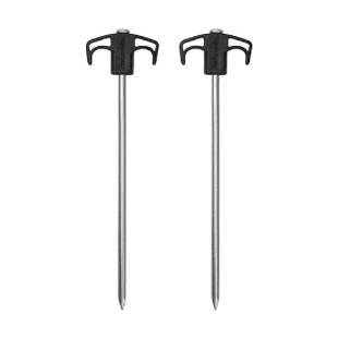 Колышки металлические Naturehike NH21YW133, 25 см, черные 2 шт