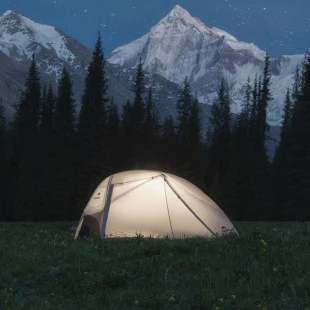 Намет двомісний ультралегкий Naturehike Star River UL CNK2450WS022, коричневий