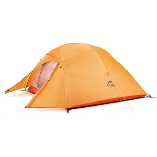 Намет Naturehike Cloud Up 3 Updated NH18T030-T, 210T надлегкий тримісний з футпринтом, Помаранчевий