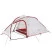Палатка Naturehike Hiby NH19ZP005, 40D сверхлегкая четырехместная с футпринтом, серо-красный