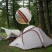 Палатка Naturehike Hiby NH19ZP005, 40D сверхлегкая четырехместная с футпринтом, серо-красный