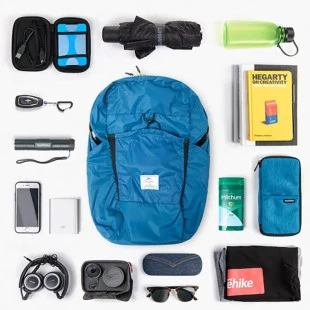 Рюкзак компактний Naturehike Ultralight 22 л (NH17A017-B) синій
