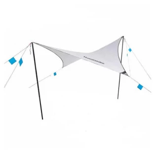 Тент для кемпінгу Naturehike Rhombus NH19TM003, 150D /Silver Coated, 402х268 см, сірий
