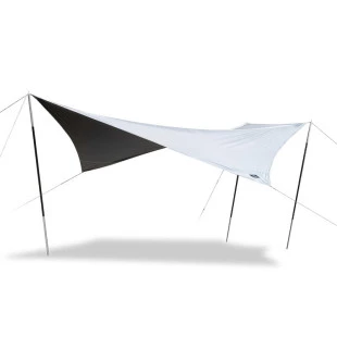 Тент для кемпінгу Naturehike Whale NH21TM100, 460х485 см, сірий