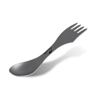 Ложка-вилка Naturehike Titanium NH19T012, алюминий