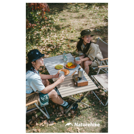Складной стол Naturehike Simple Star T01 CNK2550JJ018, 89х60 см, алюминий, бежевый