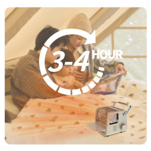 Мини обогреватель кассетный Naturehike CNK2300CW018, зеленый