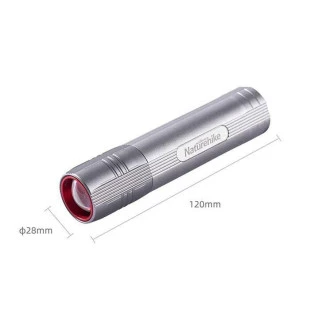 Ліхтар ручний Naturehike Multifunction Zoom 10W IPX4 2600mAh сріблястий
