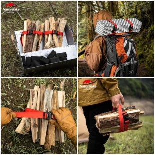 Стяжка Naturehike Multifunction Straps 2 pack (H=100см) nh20hj004 Червона