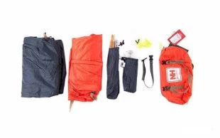 Палатка Naturehike Cycling 1 NH18A095-D, 210T, сверхлегкая одноместная с футпринтом, голубой