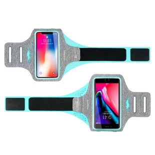 Чохол для телефону на руку спортивна сумка Naturehike для рук L (6 дюймів) NH18B020-B синій