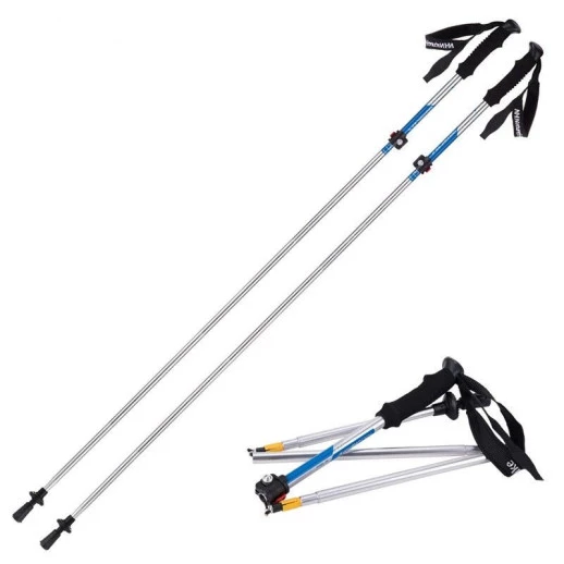 Трекинговые палки 7075 5-секций Naturehike NH15A023-Z синие