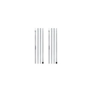 Стійки для тенту сталеві оцинковані Naturehike Steel poles Updated NH20PJ041, 16ммх2м, сірі (2 шт)