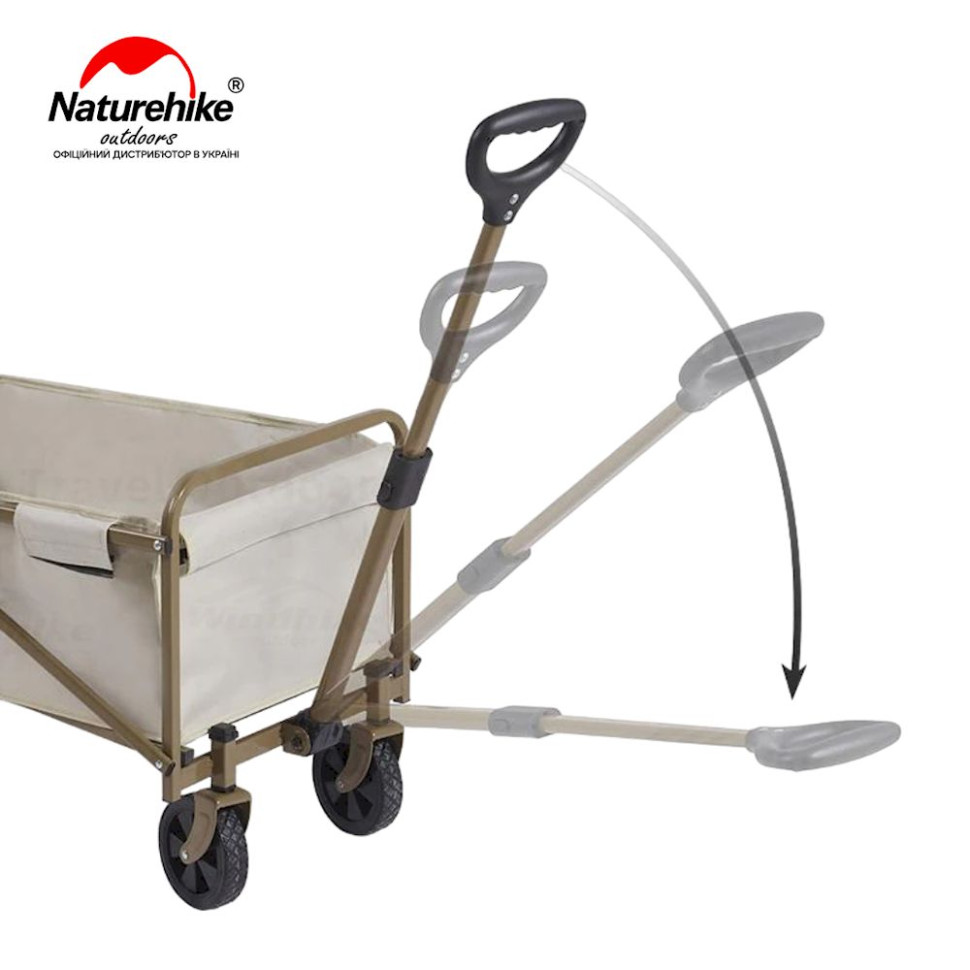 Складная тележка ТС06 Naturehike CNH22JU012, песочная | Naturehike