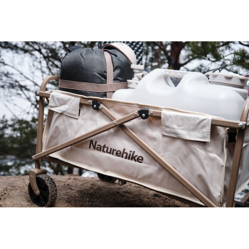 Складная тележка ТС06 Naturehike CNH22JU012, песочная | Naturehike