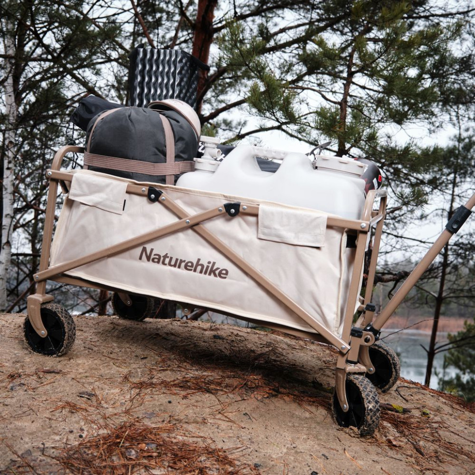 Складная тележка ТС06 Naturehike CNH22JU012, песочная | Naturehike