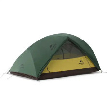 Палатка сверхлегкая двухместная с футпринтом Naturehike Star-River 2 Updated NH17T012-T, 210T, темно-зеленая