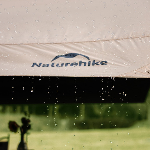 Тент-навес Naturehike CNK2350WS015 Cloud Skies Tarp Lite, 550x465 см, коричневый