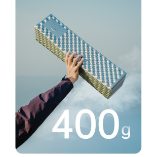Коврик складной IXPE Naturehike CNK2450WS044, алюминиевая пленка, 195x60х1,8 см, синий