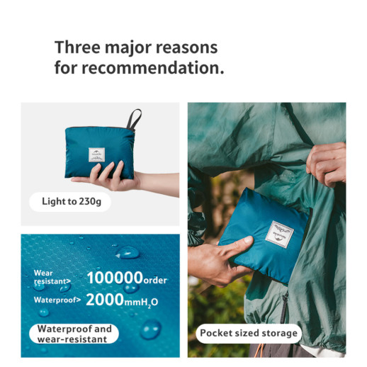 Рюкзак компактный сверхлегкий Naturehike NH17A017-B Yunyan, 30 л, черный