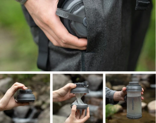 Фляга Naturehike TPU folding bottle 0.75 л NH20SJ014 синяя