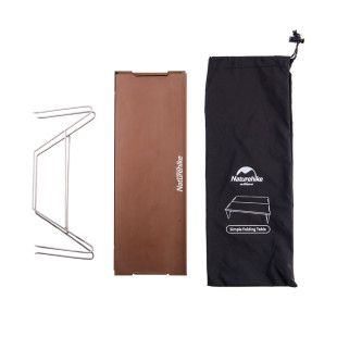 Складной столик походный Naturehike Compact Table 340х250 мм champagne gold NH17Z001-L