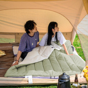 Спальник Naturehike H150 NH19S015-D, (18-25°C), p-р L, свeтло-зеленый