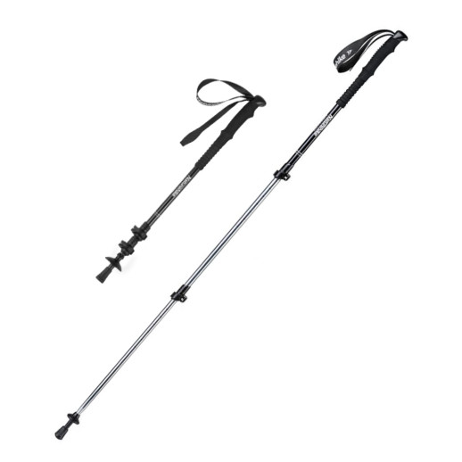 Трекинговая палка 3-сек. Naturehike Men ST 01 6061 AL NH17D001-Z, алюминий, черная