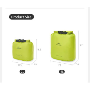 Гермомешок Naturehike CNK2550XB012, 4 л, желтый