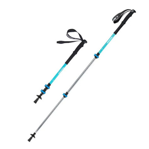 Трекинговая палка Naturehike ST 01 6061 3-секции, 1шт. (NH17D001-Z) голубой