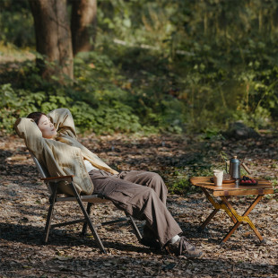 Кресло складное Naturehike CNK2550JJ010, сталь, бежевый