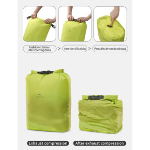 Гермомешок Naturehike CNK2550XB012, 8 л, желтый