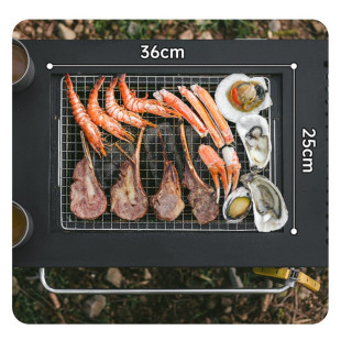 Стол для барбекю стальной Naturehike CNK2350CF018, черный