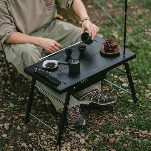 Стол для барбекю стальной Naturehike CNK2350CF018, черный