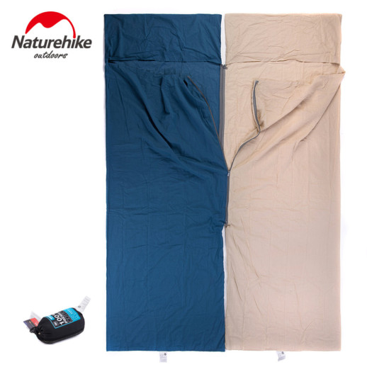 Подкладка для спального мешка Naturehike NH15S012-D, хлопок, синий