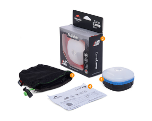 Фонарь кемпинговый Naturehike D300 charge version NH16D300-C оранжевый