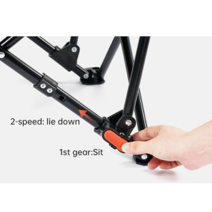 Стул складной Naturehike CNK2450JJ020, черный