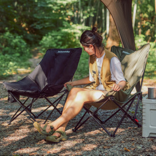 Стул складной Naturehike CNK2450JJ020, черный