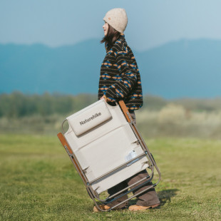 Кресло складное с регулируемым наклоном Naturehike CNK2550JJ012, углеродистая сталь, черный