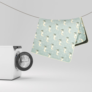 Коврик для пикника Naturehike CNK2350WS010 210*240 см, голубой с принтом