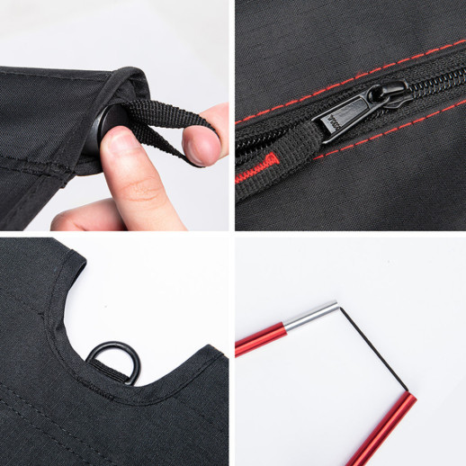 Кровать складная Naturehike XJC05 NH20JJ001, Полиэстер Oxford / алюминий, черный (6927595768822)