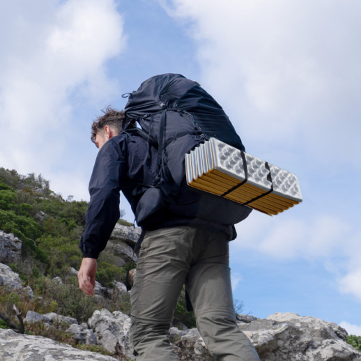 Коврик складной IXPE Naturehike CNK2550WS030, алюминиевая пленка, 18 мм, медово-золотой