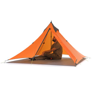 Палатка Naturehike Pyramid I (1-х местная) 20D silicone  orange (NH17T030-L)