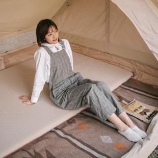 Матрас самонадувающийся 6 см двойной Naturehike NH21FCD11, хаки