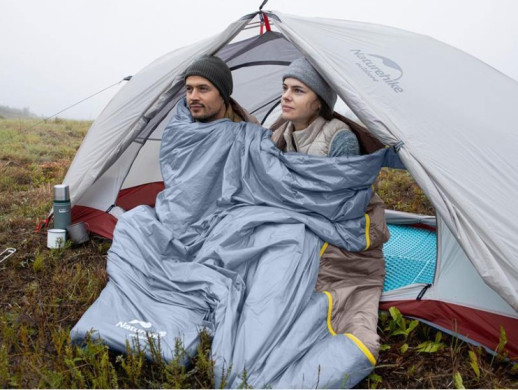 Спальник сверхлегкий Naturehike Summer LW180 NH21MSD09 левый, (15°C), p-p M, светло-зеленый